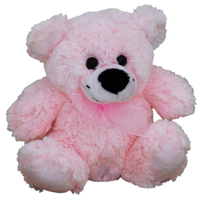 Pink Plush Bear (18cm)