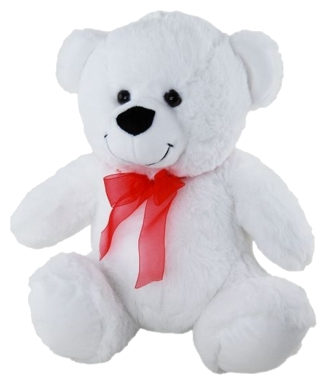 White Plush Bear (18cm)